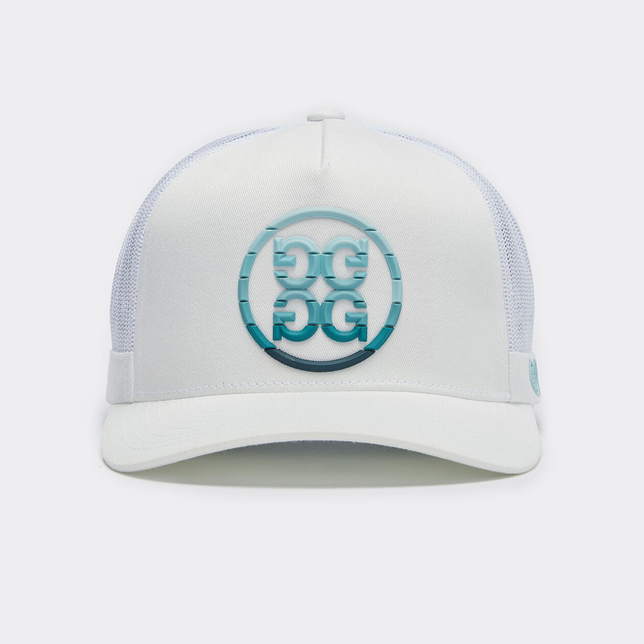 CIRCLE G'S OMBRÉ INTERLOCK KNIT TRUCKER HAT - Snow - G4AF23H125- Gfore