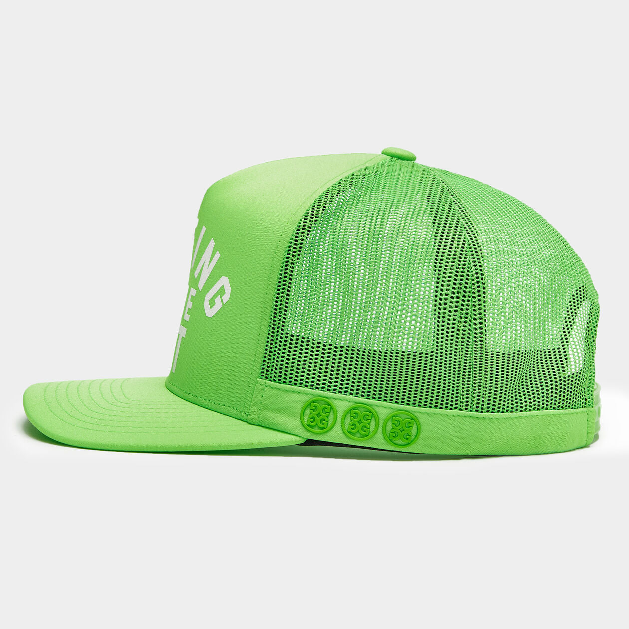GOLFING IS THE SH*T INTERLOCK KNIT TRUCKER HAT - Gecko - G4AF23H128 - Gfore