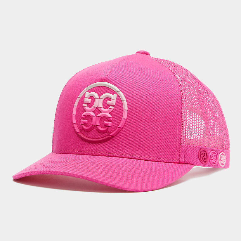 CIRCLE G'S OMBRÉ INTERLOCK KNIT TRUCKER HAT - G4AF23H129 - Gfore
