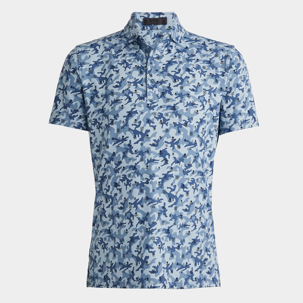 MAPPED ICON CAMO TECH JERSEY POLO - Fjord - G4MF23K060- Gfore