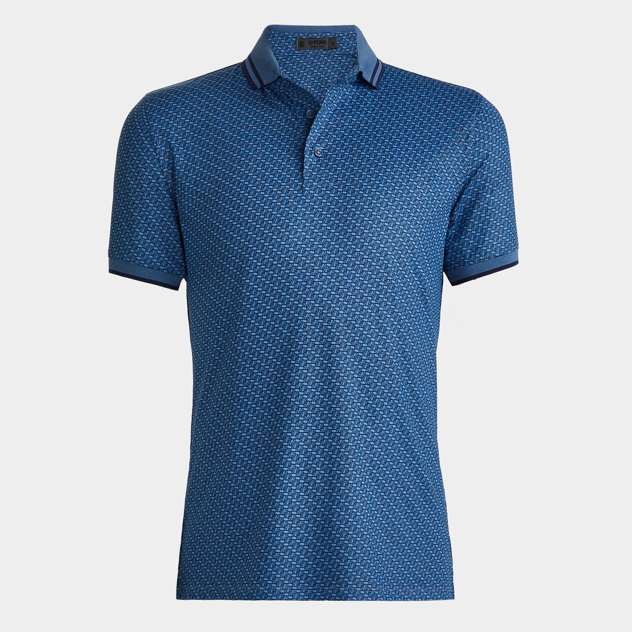 Gfore G Link Banded Sleeve Tech Jersey Polo - Navy - BHI