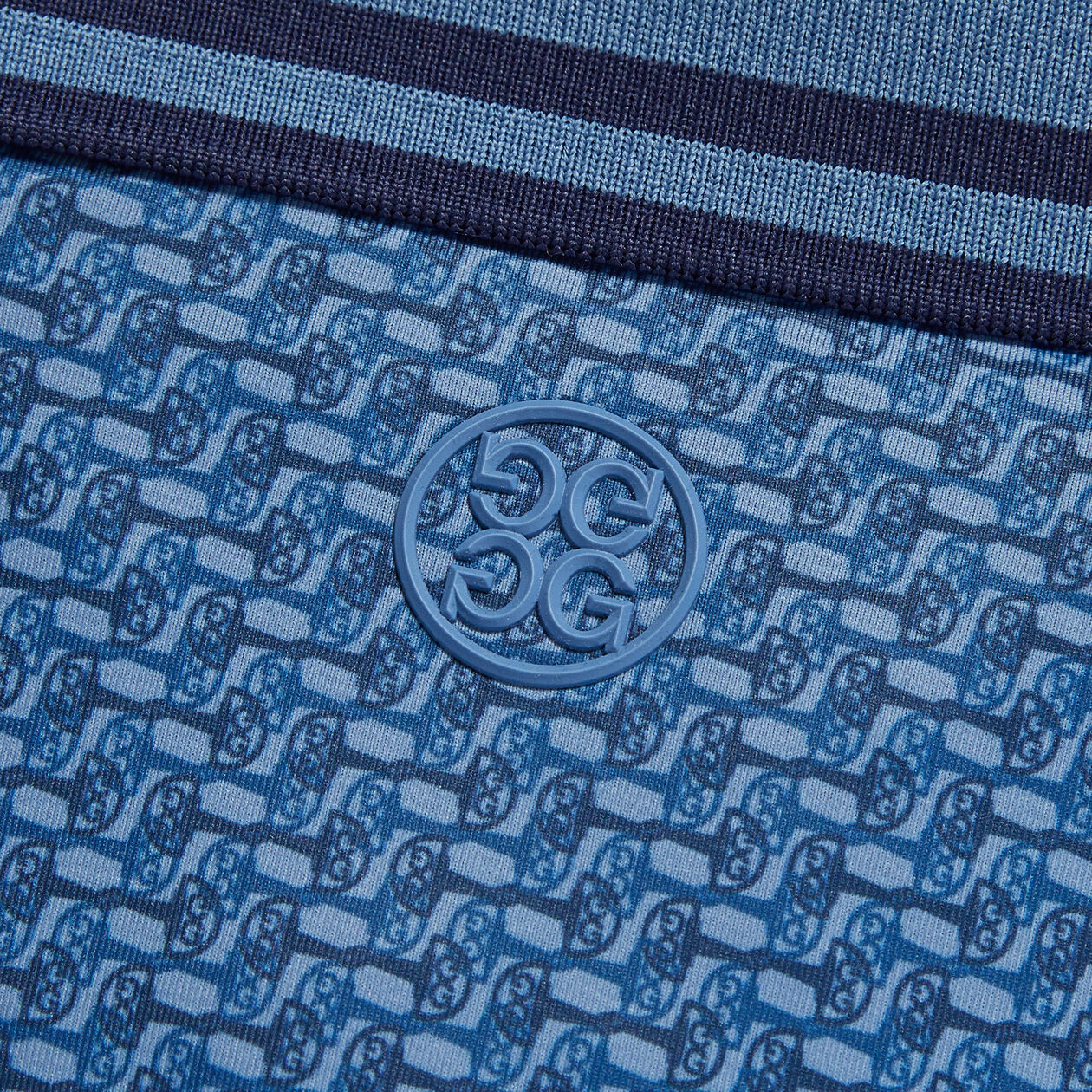 Gfore G Link Banded Sleeve Tech Jersey Polo - Navy - BHI