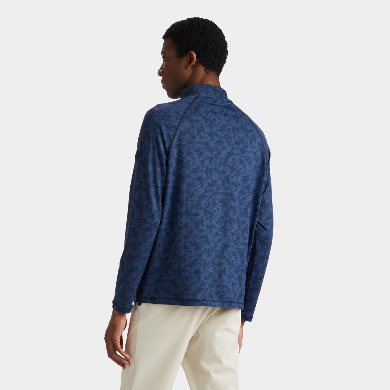 ICON CAMO LUXE QUARTER ZIP MID LAYER - Twilight - G4MF23K123B - Gfore