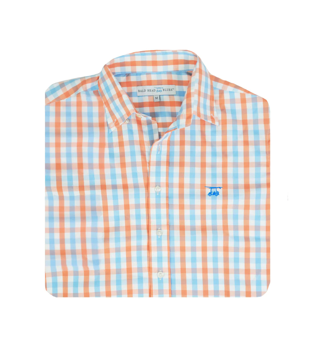 Youth Islander Button Down - Coral/Bell