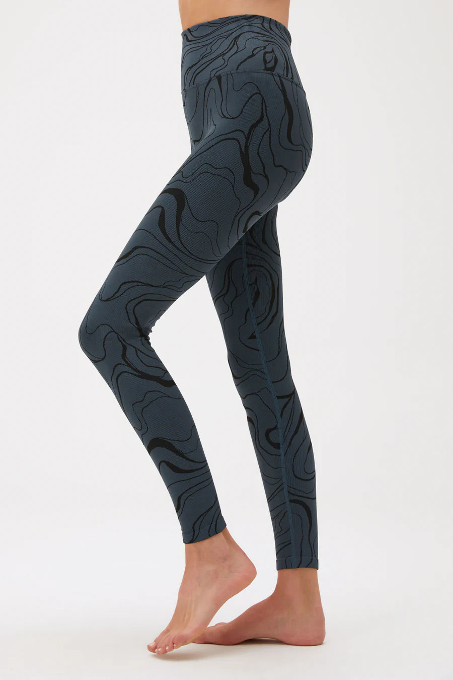 Love Sculpt Jacquard Legging - SP33677018 - DEEP SEA BLUE TWIRL - Spiritual Gangster