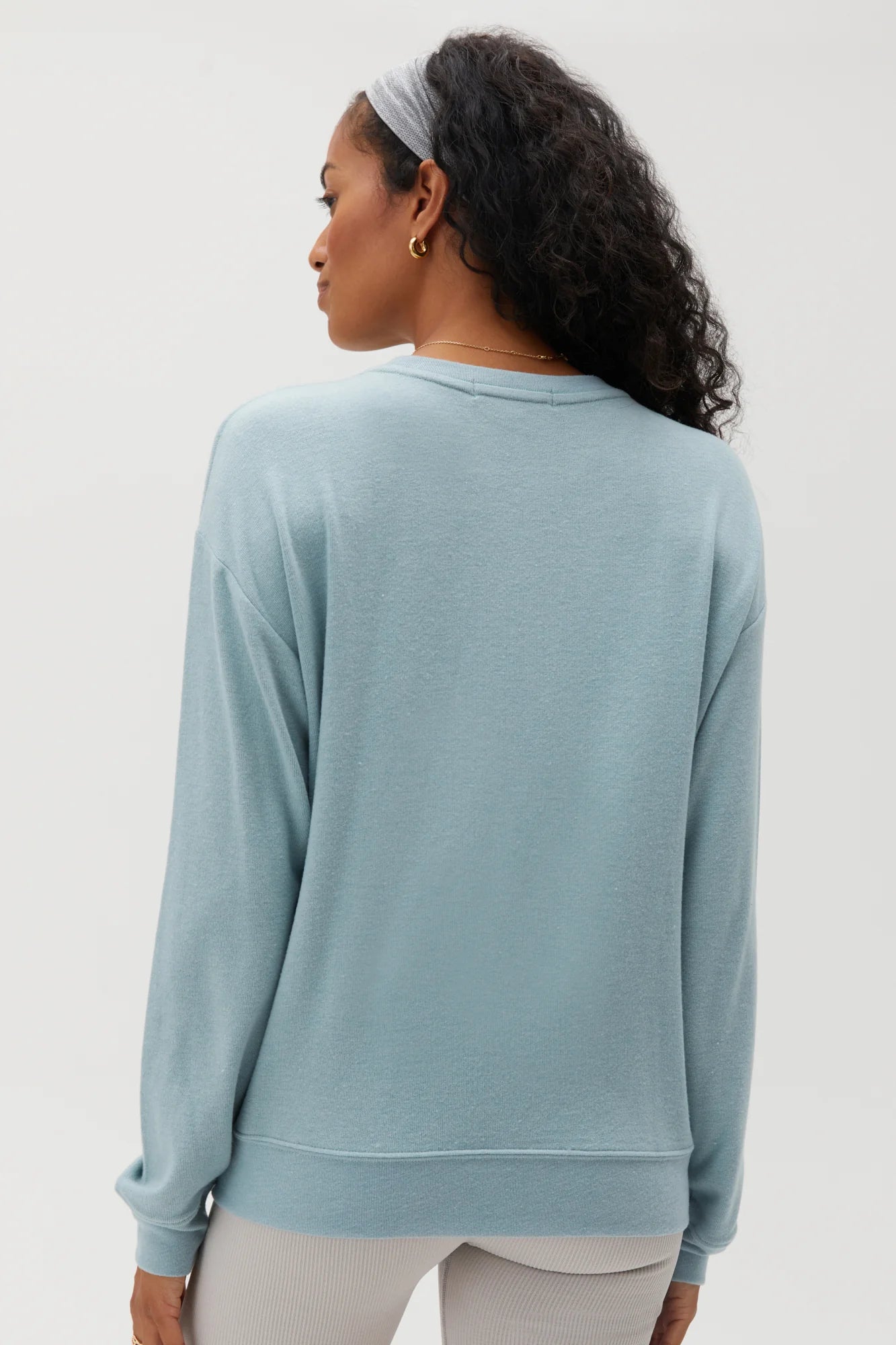 Enjoy The Now Savasana Sweater - SP30417037 - Stormy Blue - Spiritual Gangster