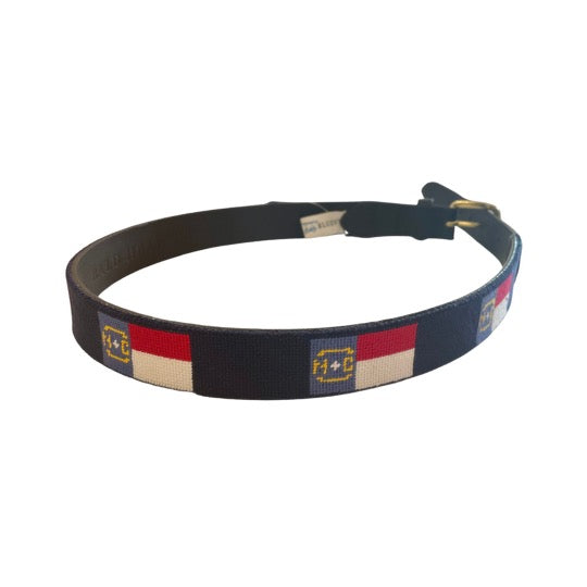 Belts -NC Flag - navy - Baldhead Blues