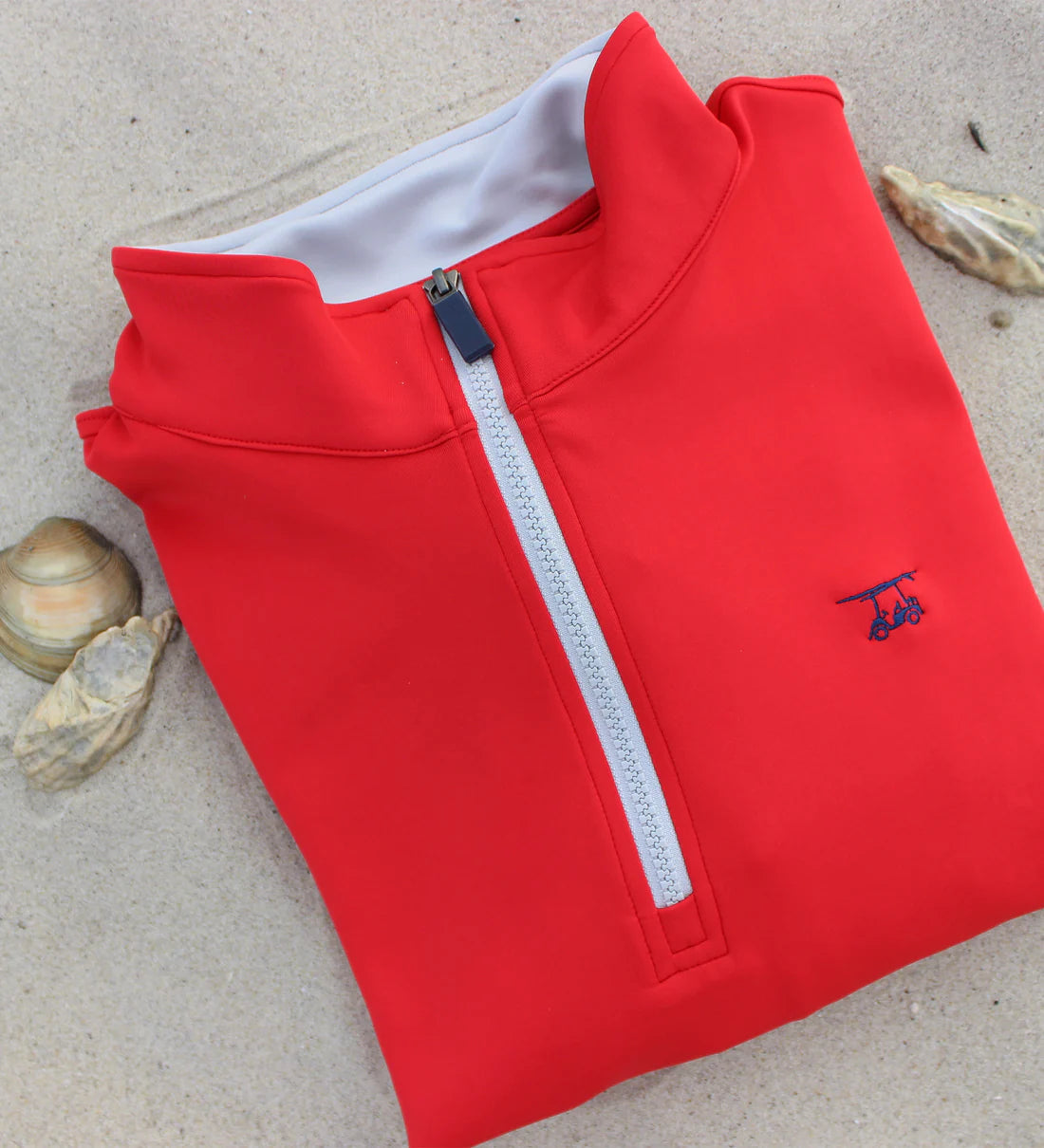 Dogwood Quarter Zip-State red-DW-QTRZIP-STATE-Baldhead blues