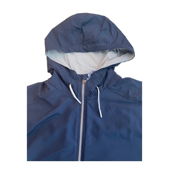 FULL ZIP HOODIE-NAVY| GREY- BALDHEAD BLUES