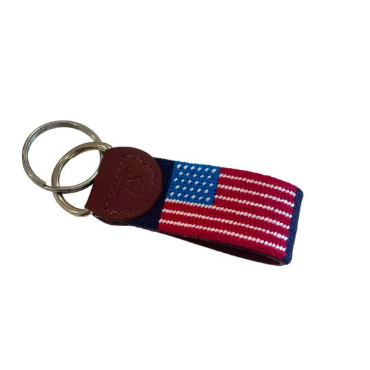 Fob - Navy NC & USA Flag- BaldHead Blues