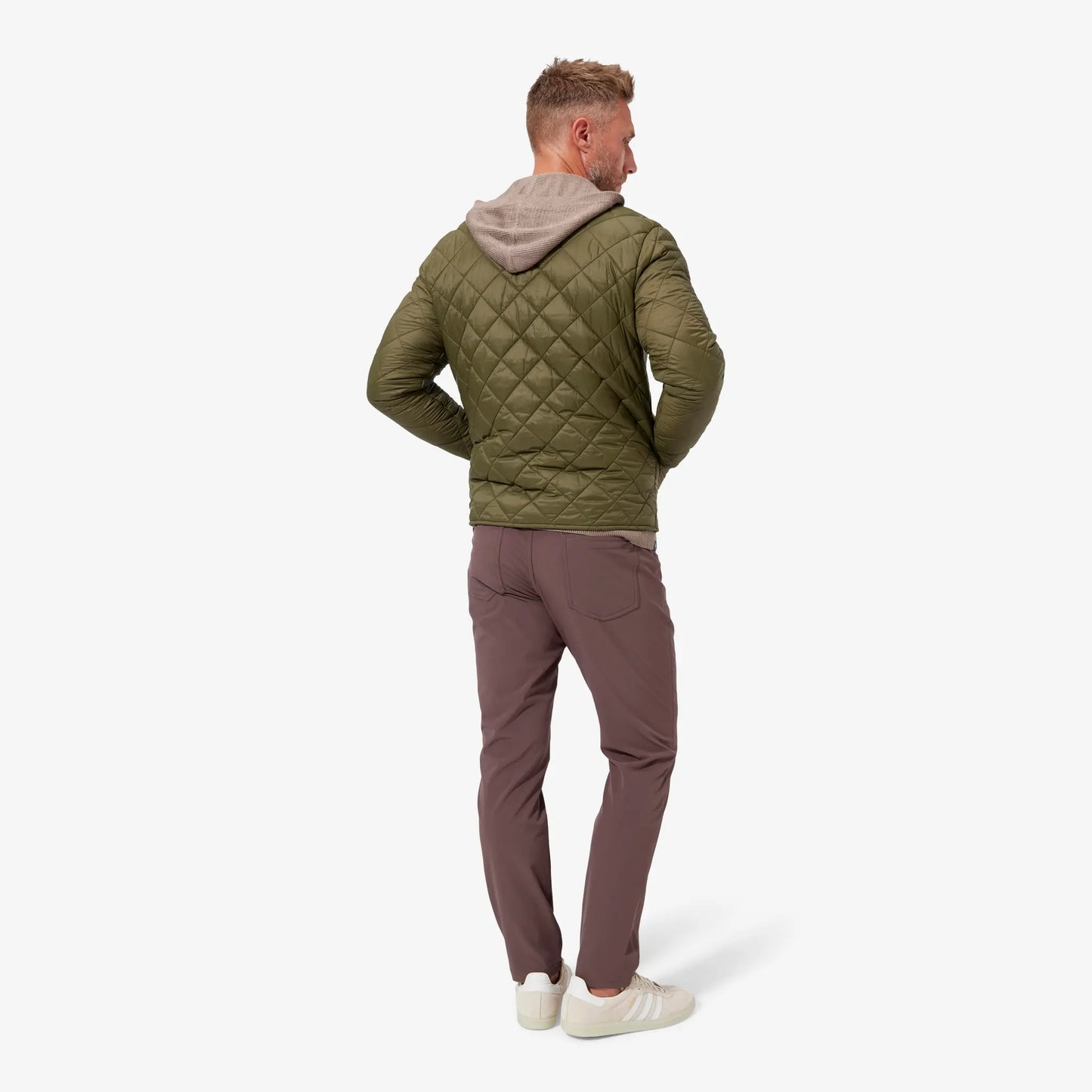 Mizzen & Main - Belmont Quilted Jacket - Olive Night - BHI