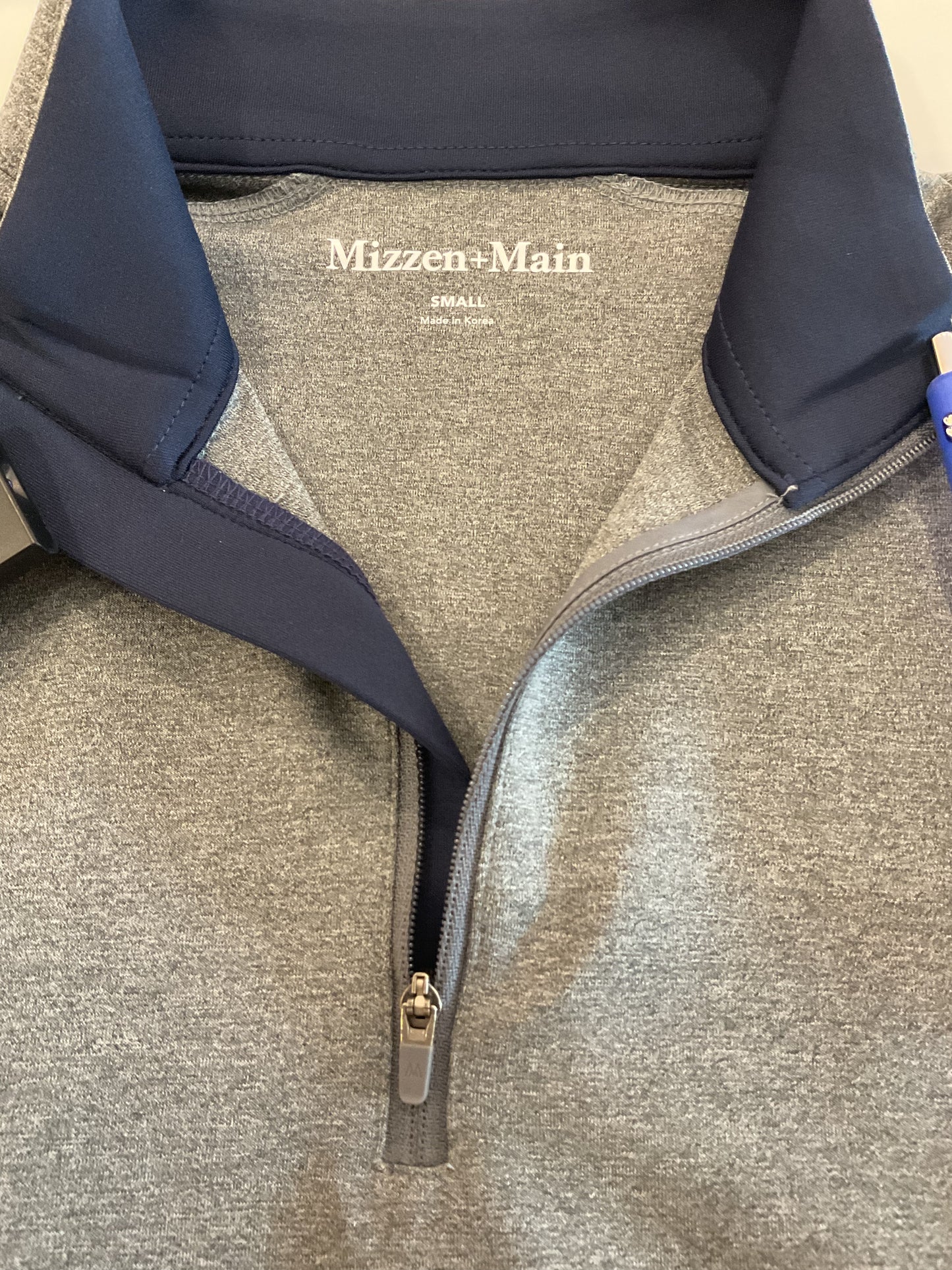 Mizzen & Main - Versa Quarter Zip - Dark Grey- BHI