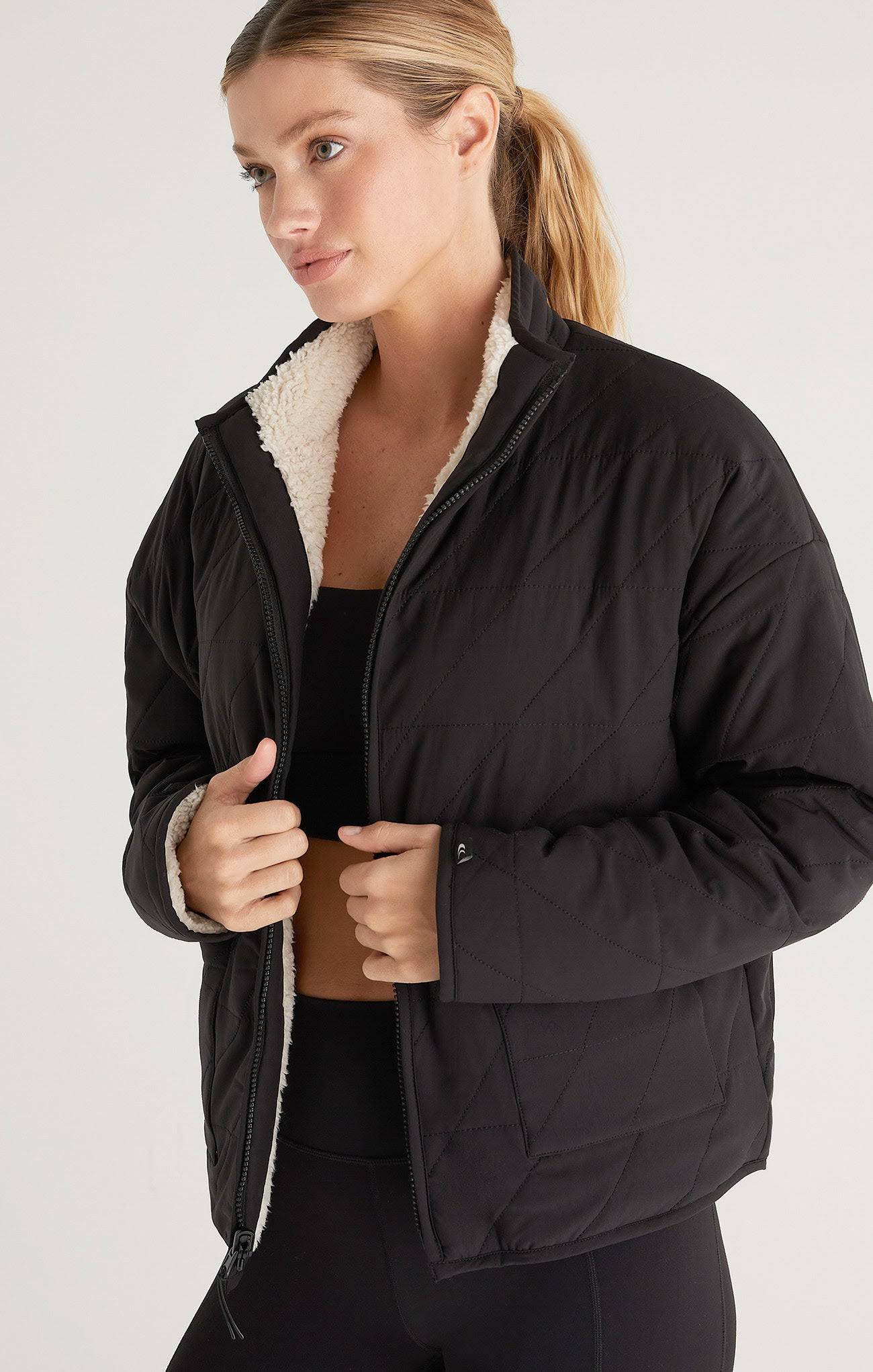 On The Go Reversible Jacket-Black-ZVJ223033-Z SUPPLY