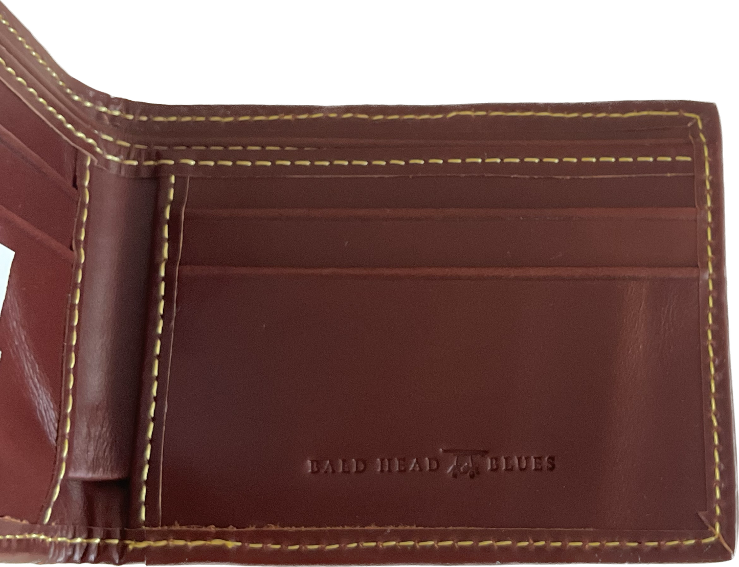 Wallets - Black/white skull - Baldhead Blues