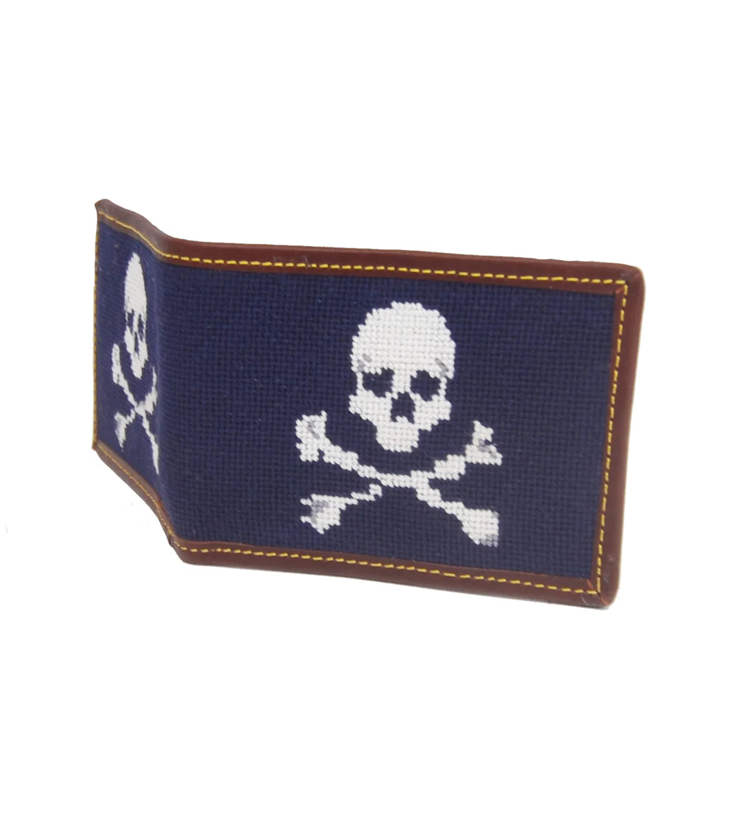 Wallets - Black/white skull - Baldhead Blues