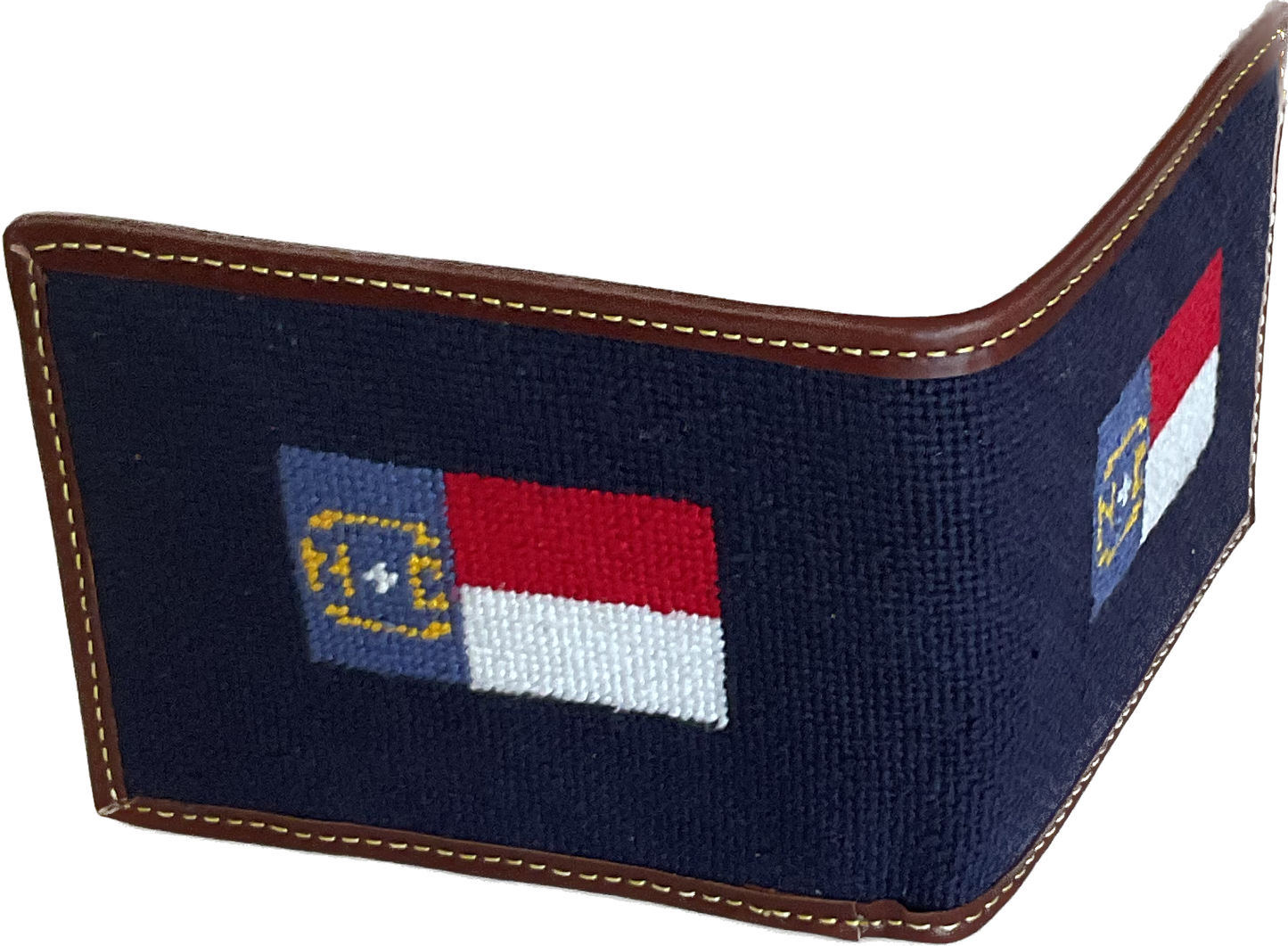 Wallets - Navy NC flag - Baldhead Blues