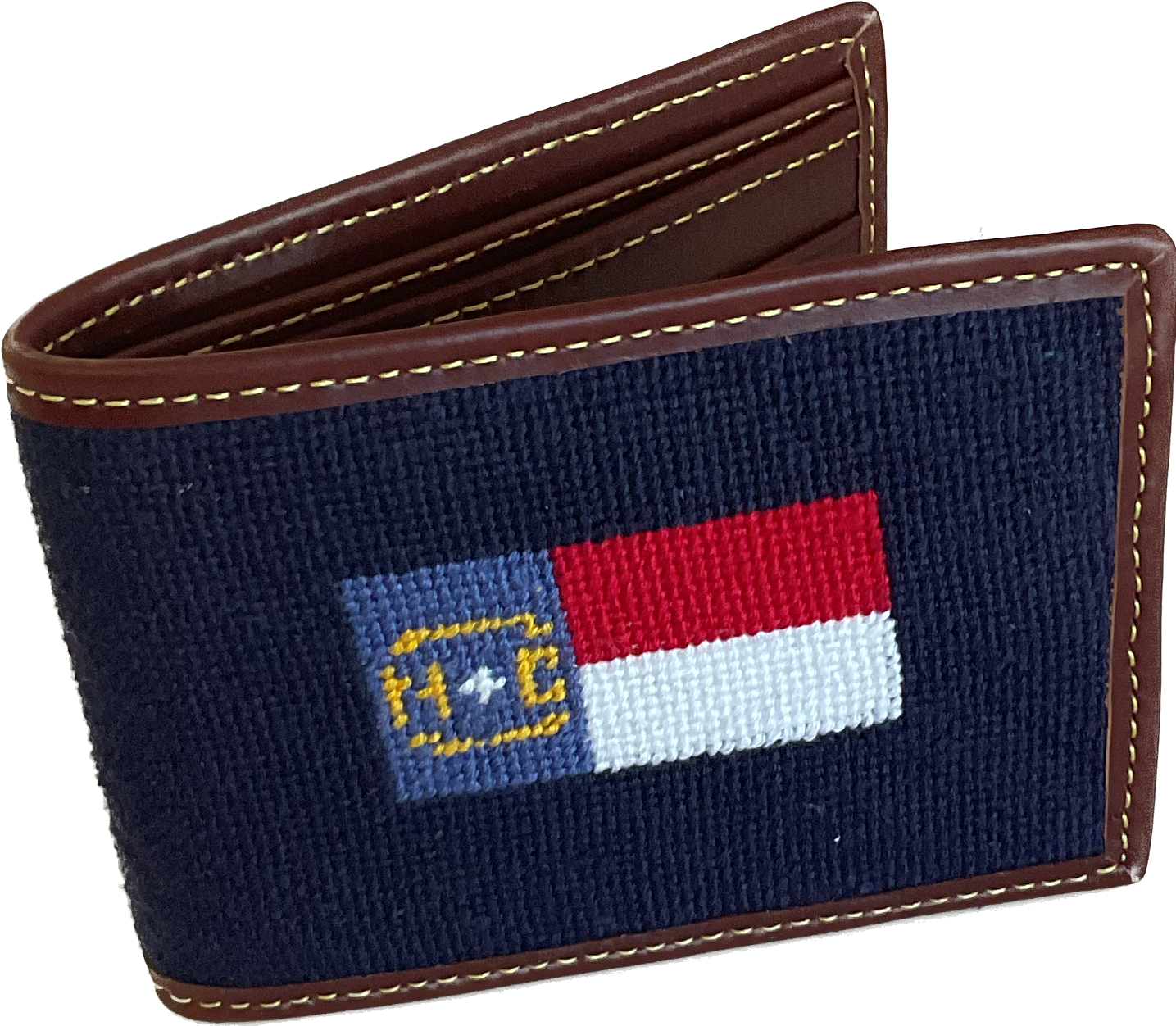 Wallets - Navy NC flag - Baldhead Blues