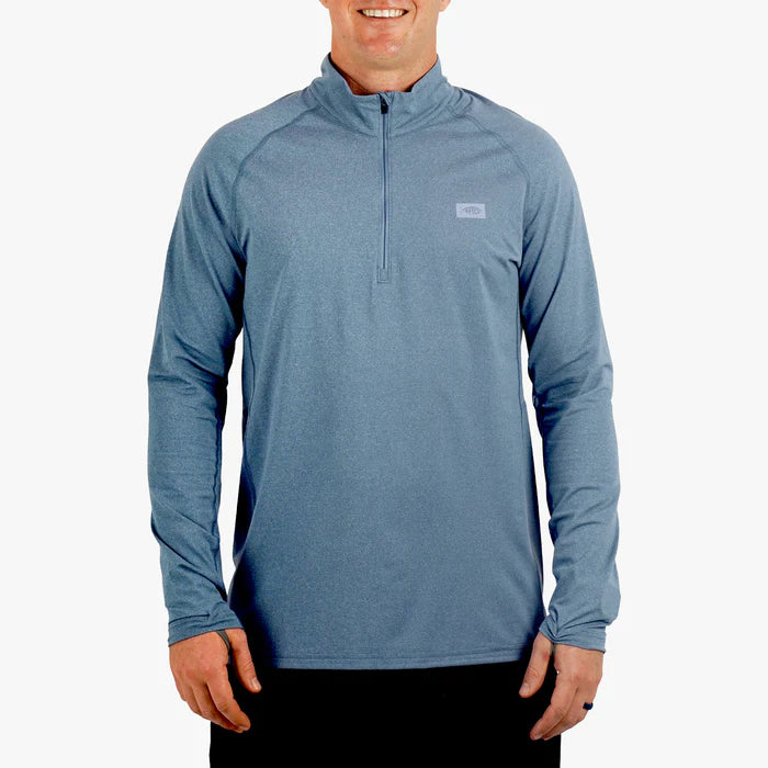 AFTCO Air-O Mesh 1/4 Zip Performance Shirt - BHI
