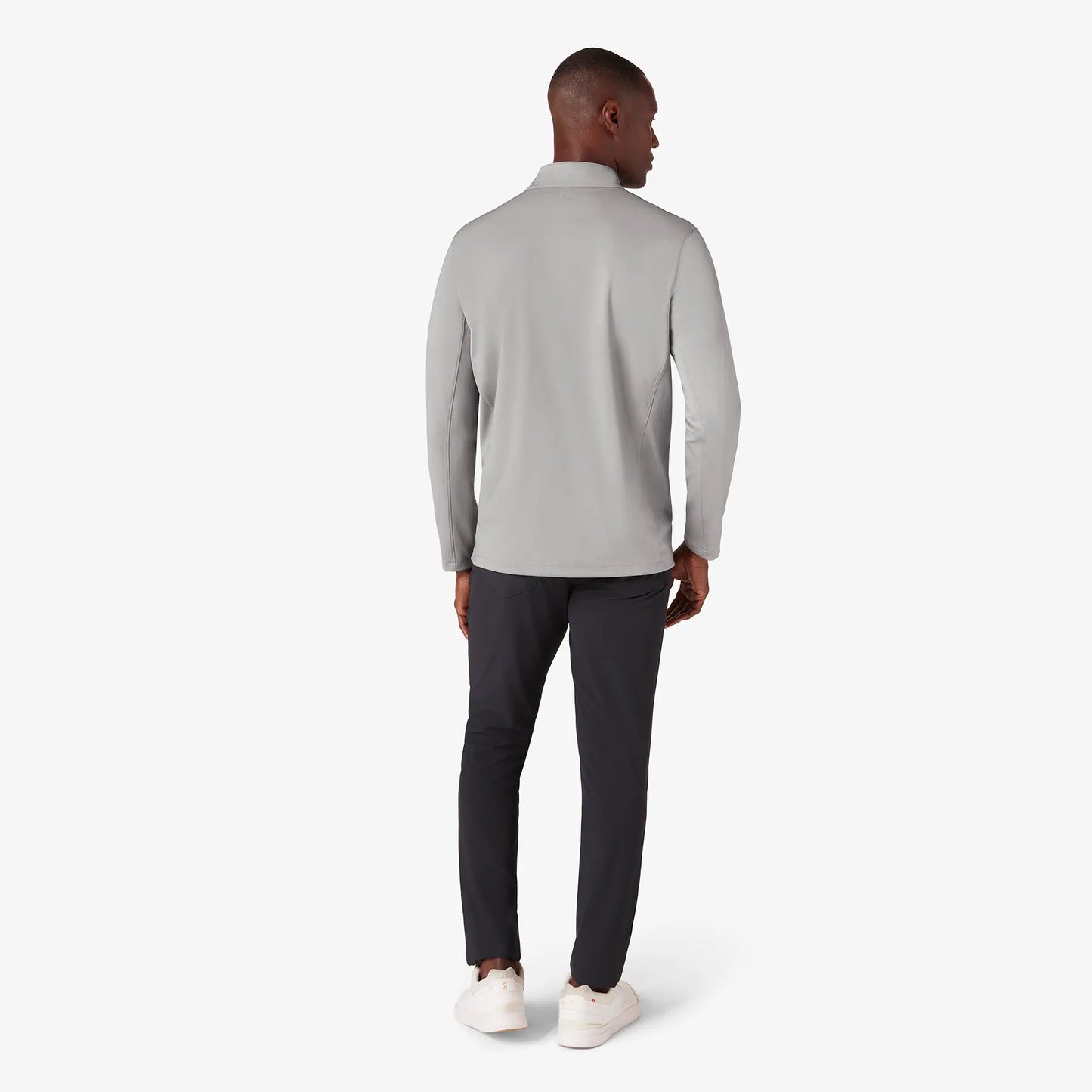 Mizzen + Main Keeton Quarter Zip - Nickle Heather - BHI