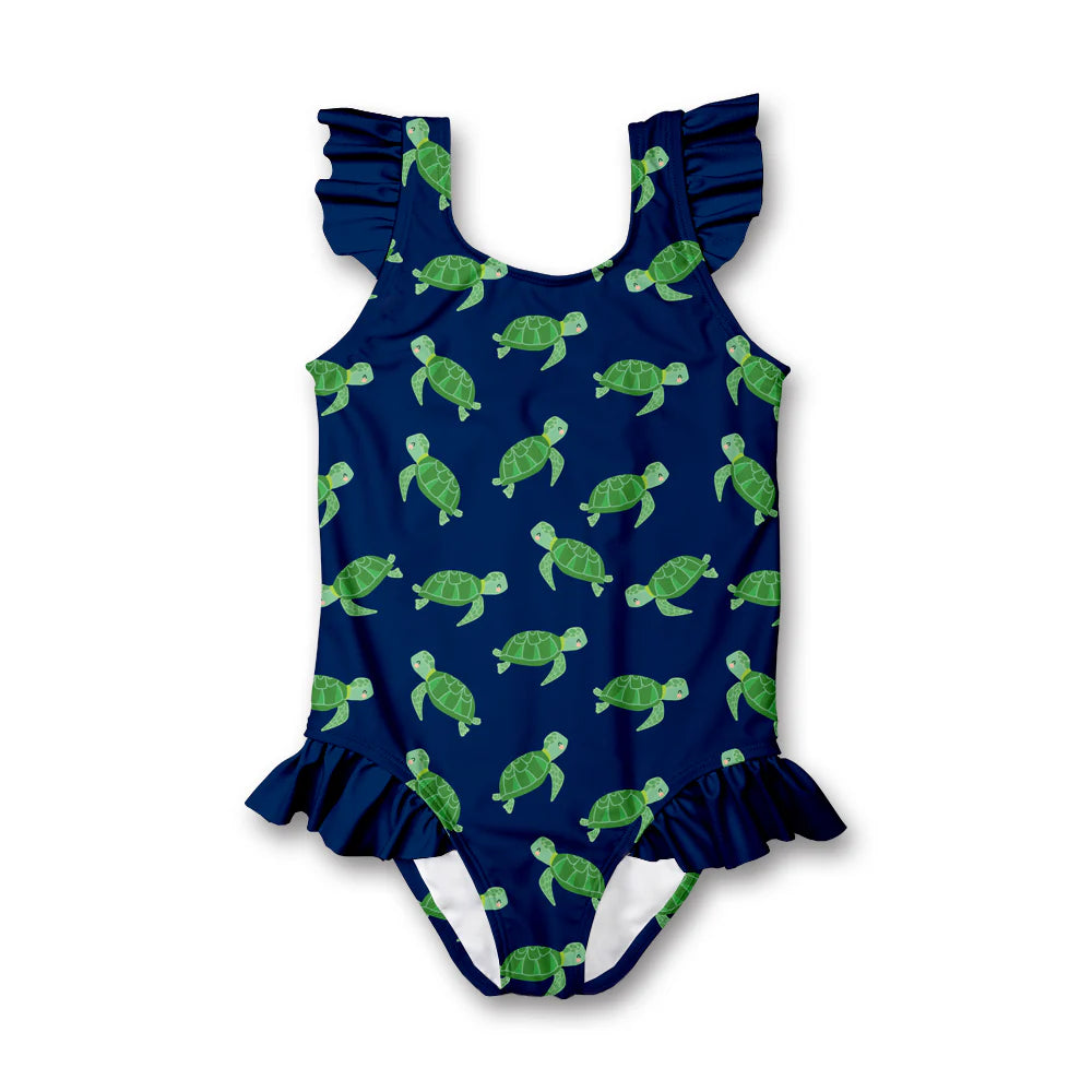 Millie Loves Lilly Girl’s Ruffle Accent One Piece - BHI