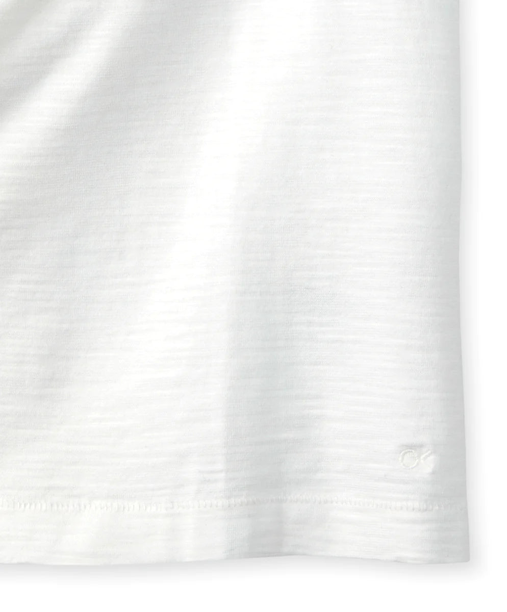 Outerknown - Men’s Saltwater Slub Tee - Bright White - BHI
