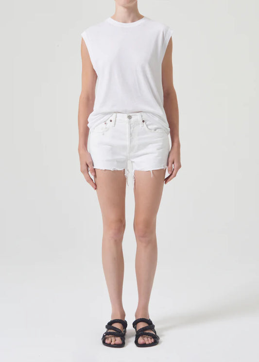 Agolde Parker Vintage Cut Off Short - Dough - BHI