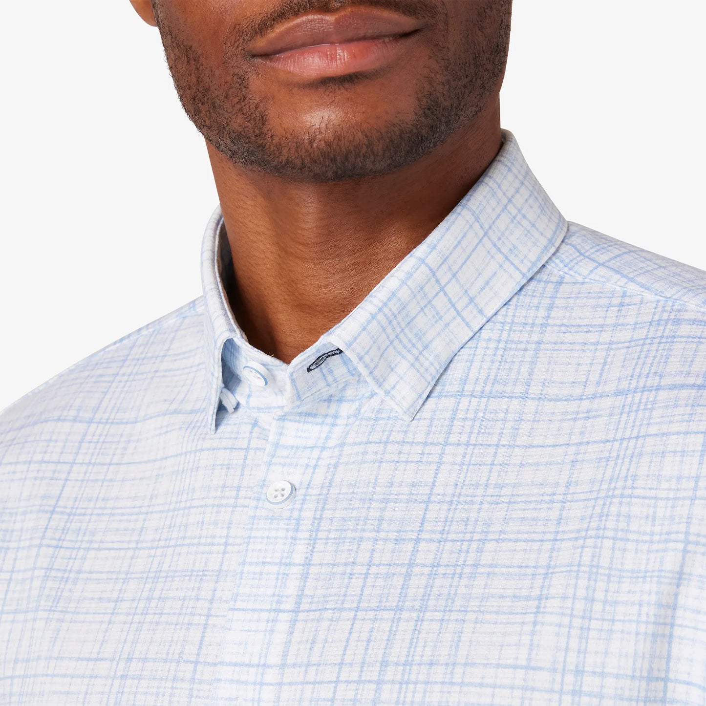 Mizzen + Main Halyard SS Classic Dress Shirt - Carolina Breezy Plaid - BHI