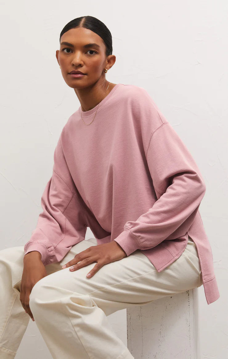 Modern Weekender Tee - Smoked Rose ZT203706- Z SUPPLY