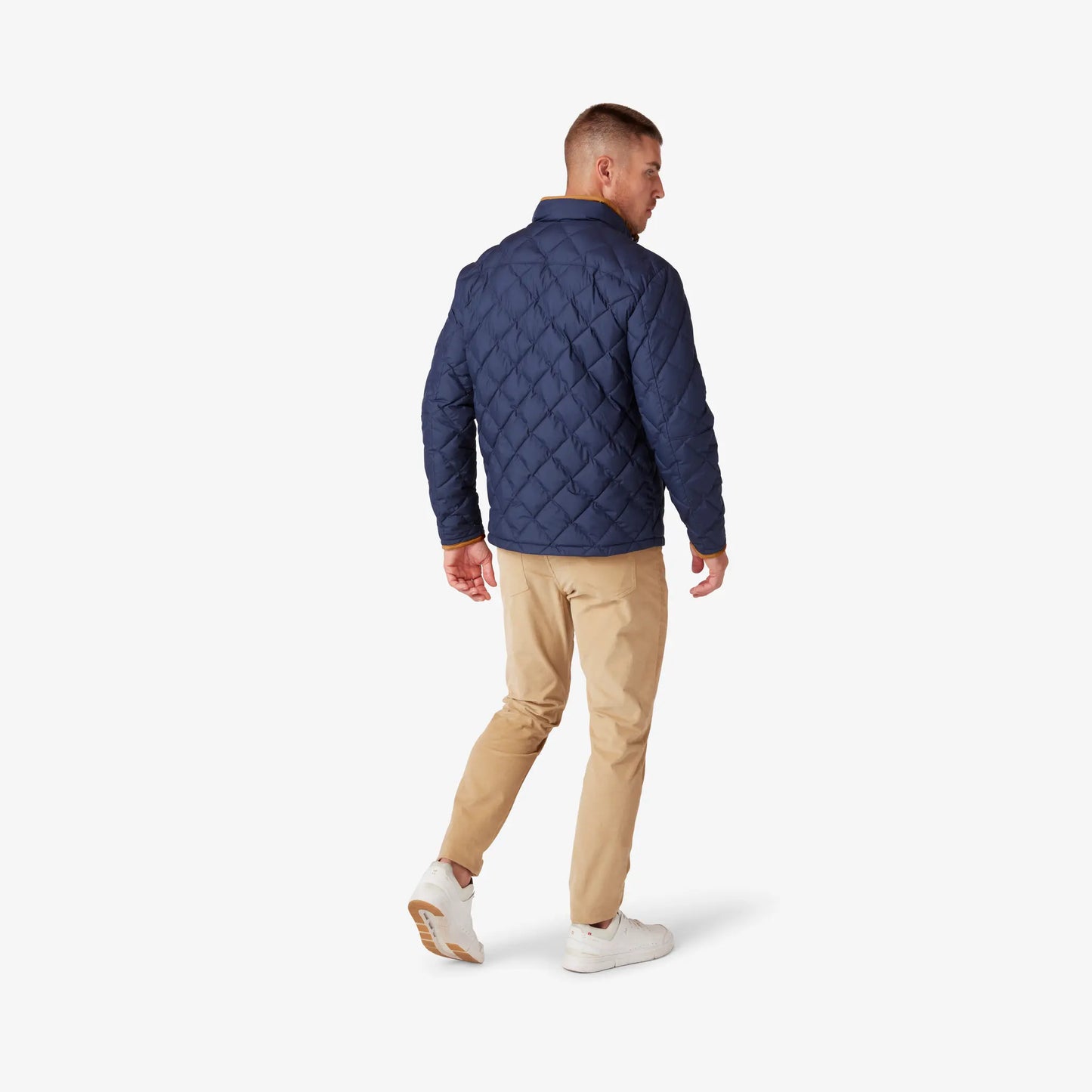Belmont Quilted Jacket - Navy - 1OW-1404-G - Mizzen+Main