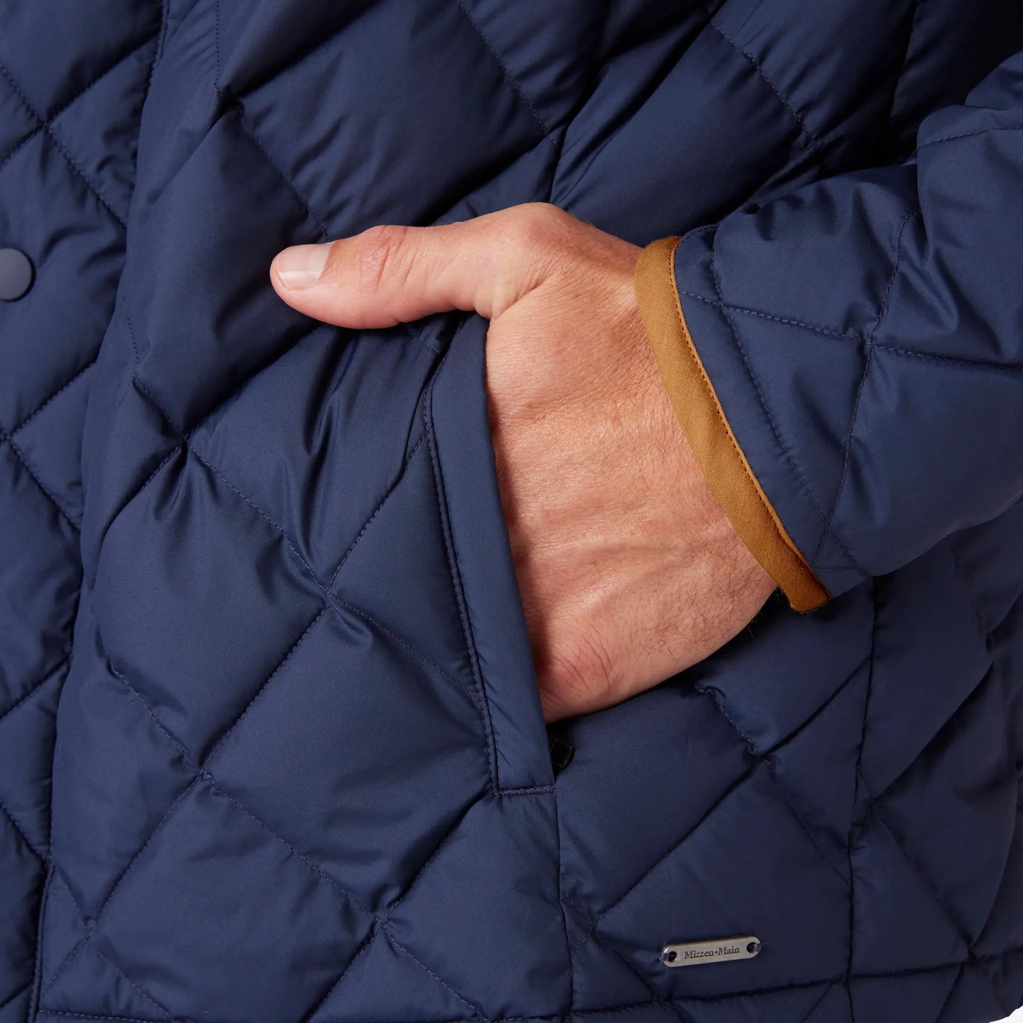Belmont Quilted Jacket - Navy - 1OW-1404-G - Mizzen+Main