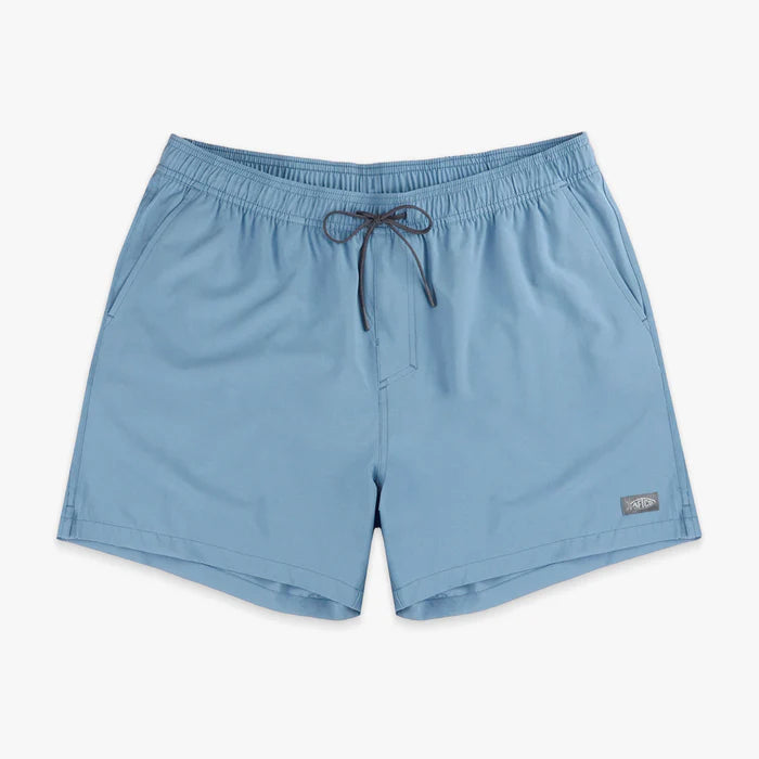 AFTCO Strike Short Printed Swim Trunks - Air Force Blue - BHI