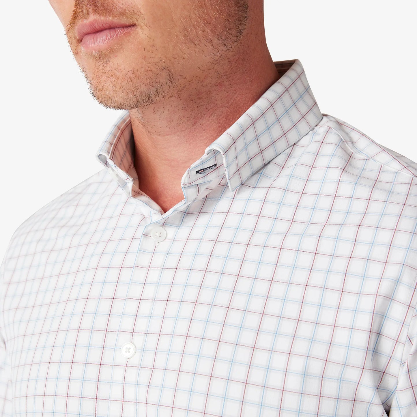 Mizzen + Main Leeward LS Dress Shirt-White - BHI