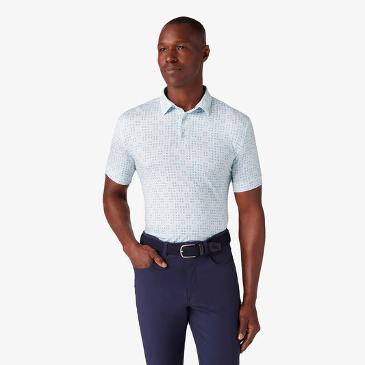 Mizzen + Main Versa Polo Dress Shirt -CLASSIC FIT- Nile Blue Gradient - BHI