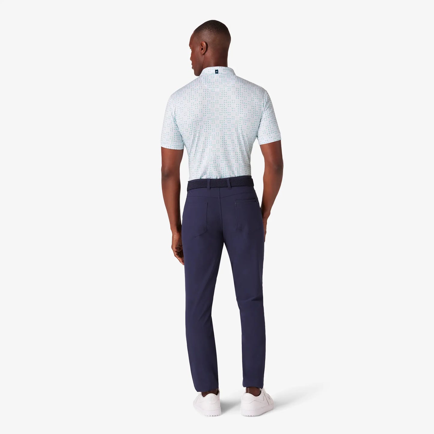 Mizzen + Main Versa Polo Dress Shirt -CLASSIC FIT- Nile Blue Gradient - BHI