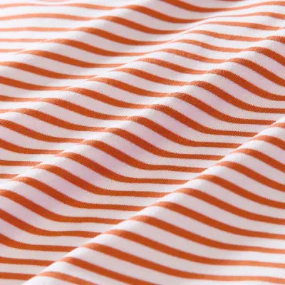 Mizzen + Main Versa Polo-Classic-Burnt Orange Stripe - BHI