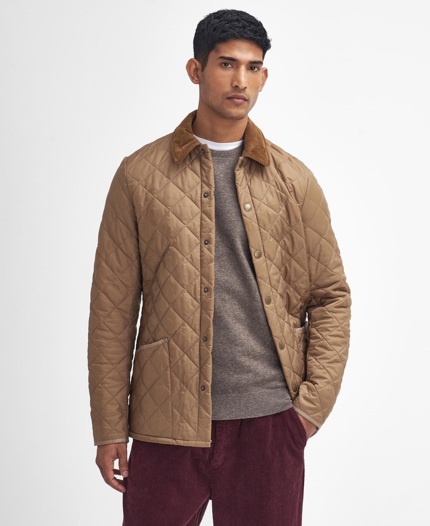 Barbour Men’s Heritage Liddlesdale Quilted Jacket - Sandstone - BHI