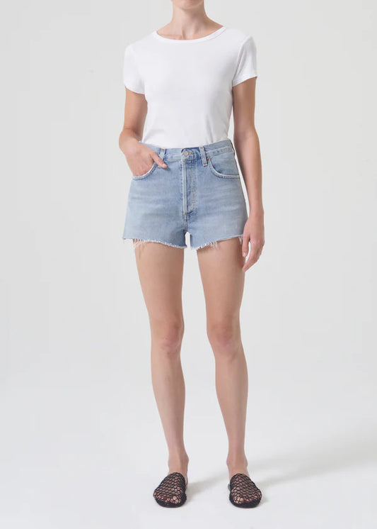 Agolde Mila Vintage High Rise Short - Hazard - BHI