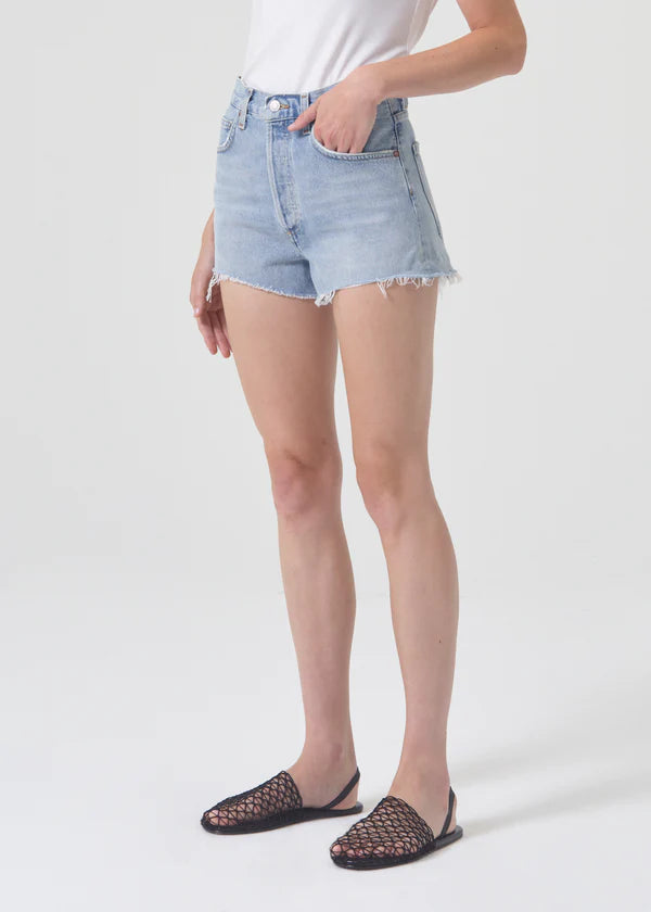 Agolde Mila Vintage High Rise Short - Hazard - BHI