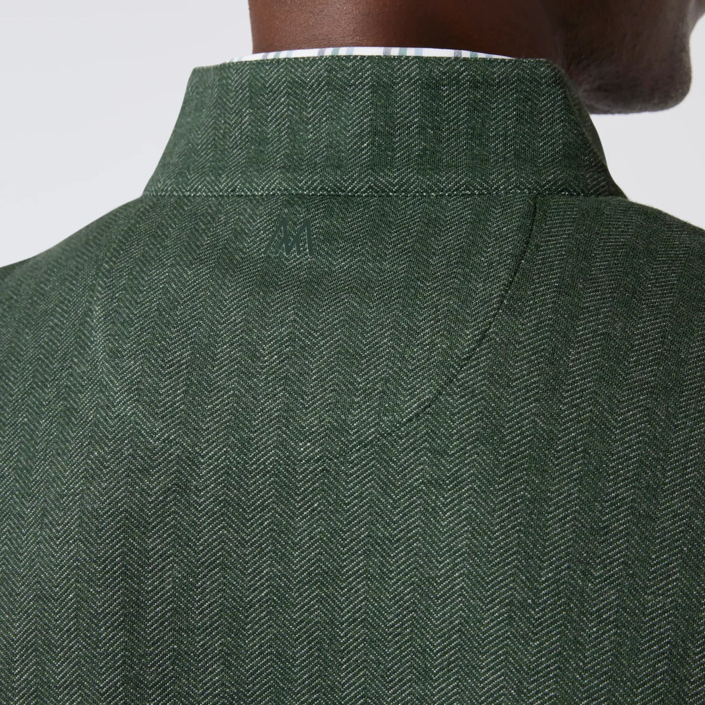 Mizzen + Main - KPI Quarter Zip - Spruce Herringbone - BHI