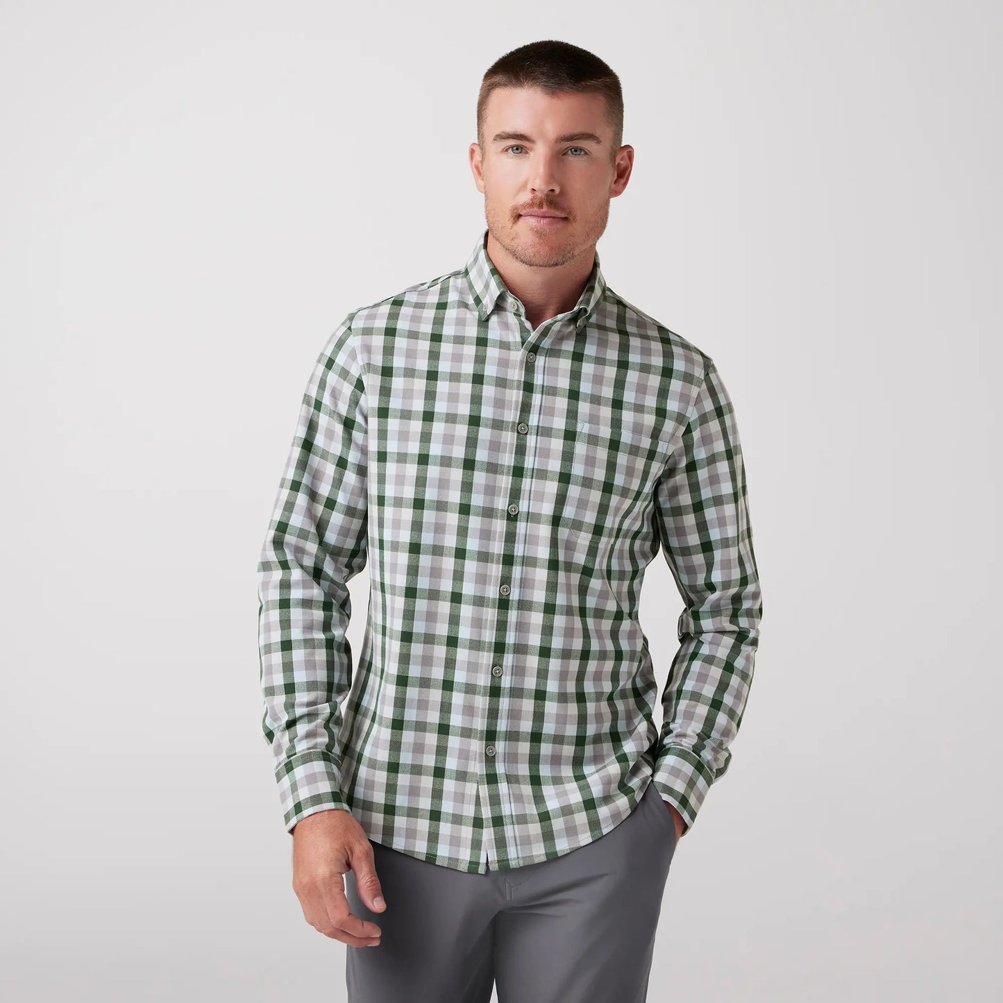 Mizzen + Main City Flannel - Spruce Multi Check - BHI