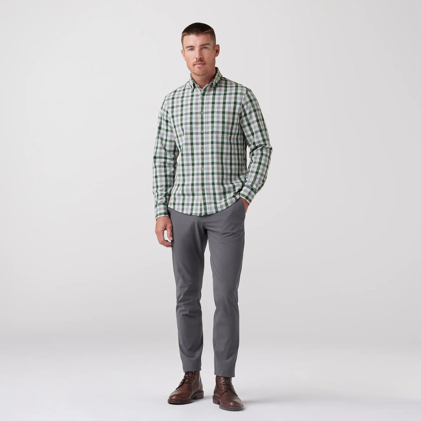 Mizzen + Main City Flannel - Spruce Multi Check - BHI