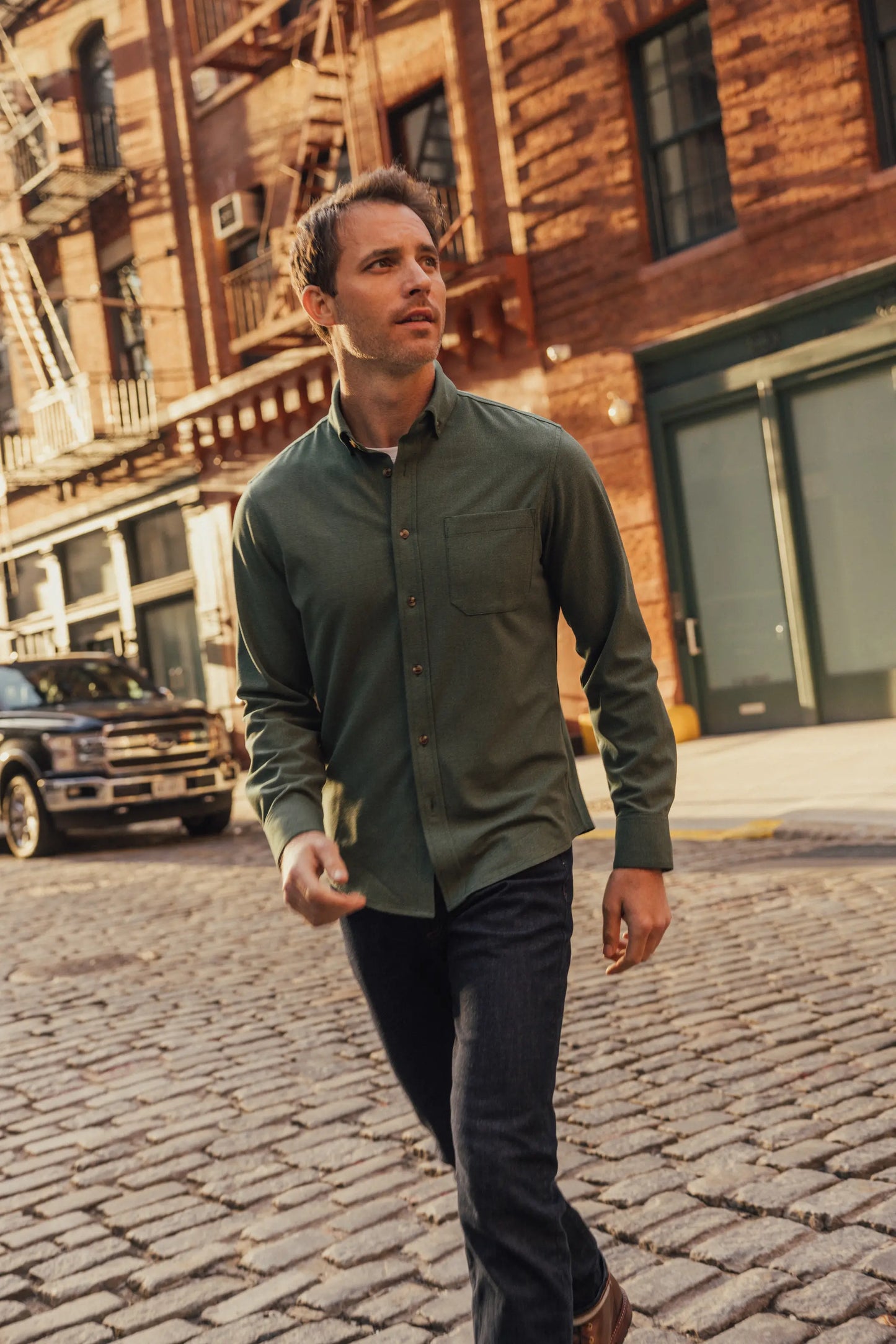 Mizzen + Main City Flannel - Spruce Heather - BHI