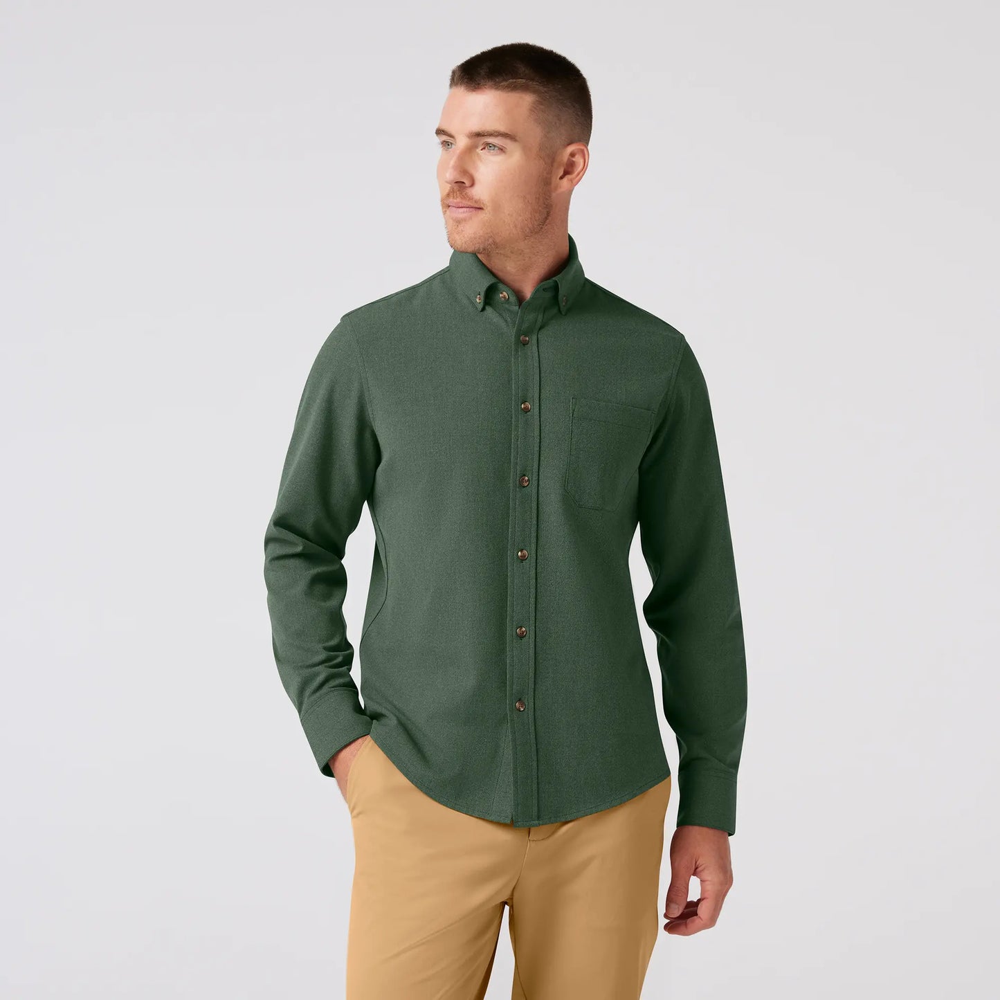 Mizzen + Main City Flannel - Spruce Heather - BHI