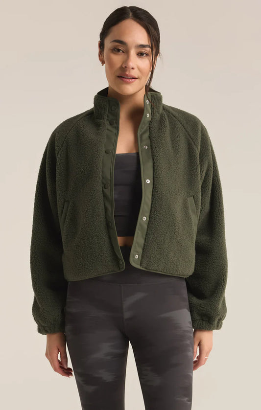 Z Supply High Altitude Sherpa Jacket-Winter Green-Z Supply-BHI