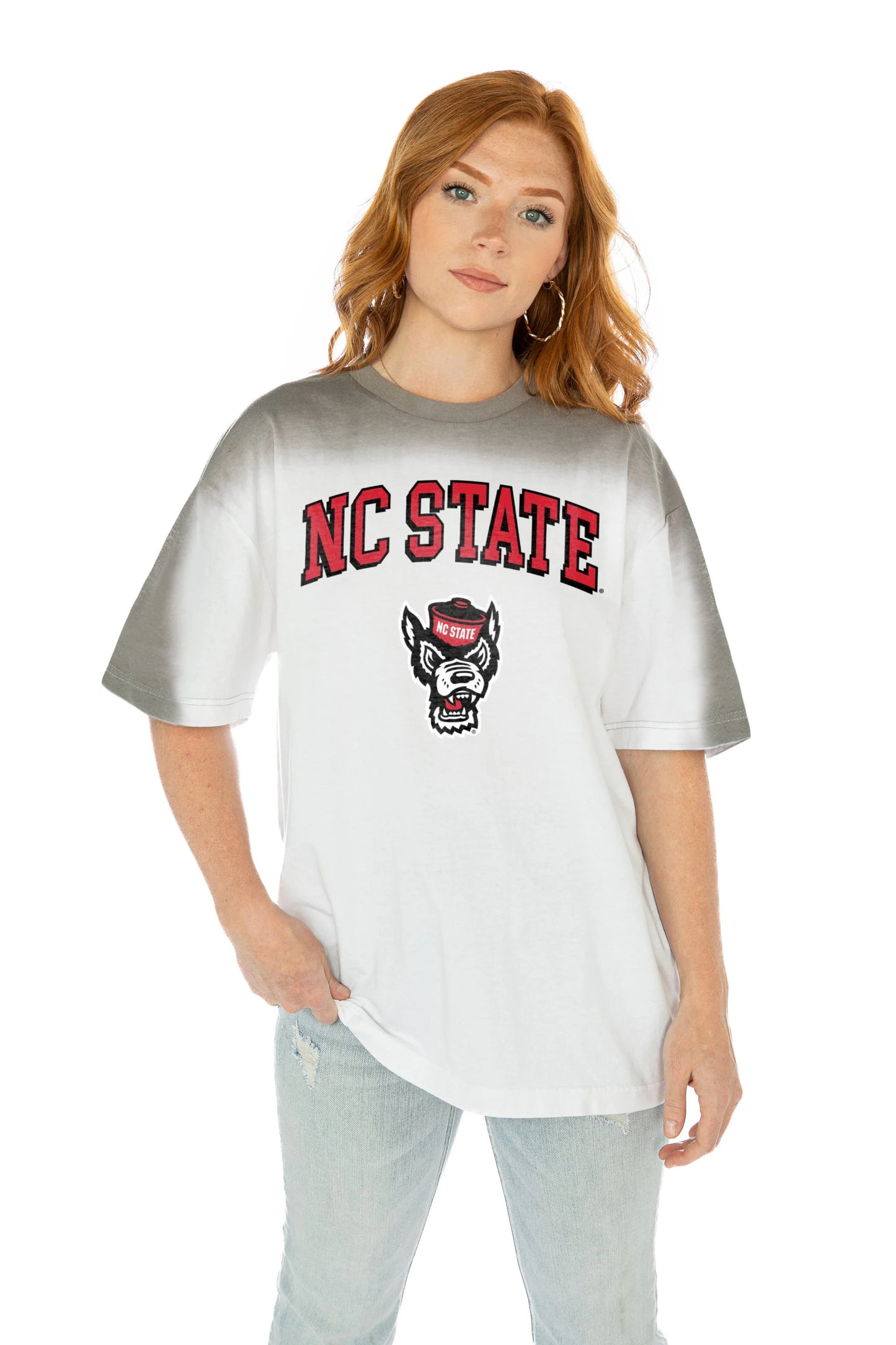 Gameday Couture NC State -Color Wave Short sleeve Tee - BHI
