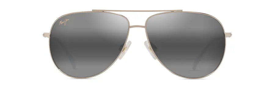Maui Jim Grey Hauoli Shiny Light Gold with Crystal - BHI
