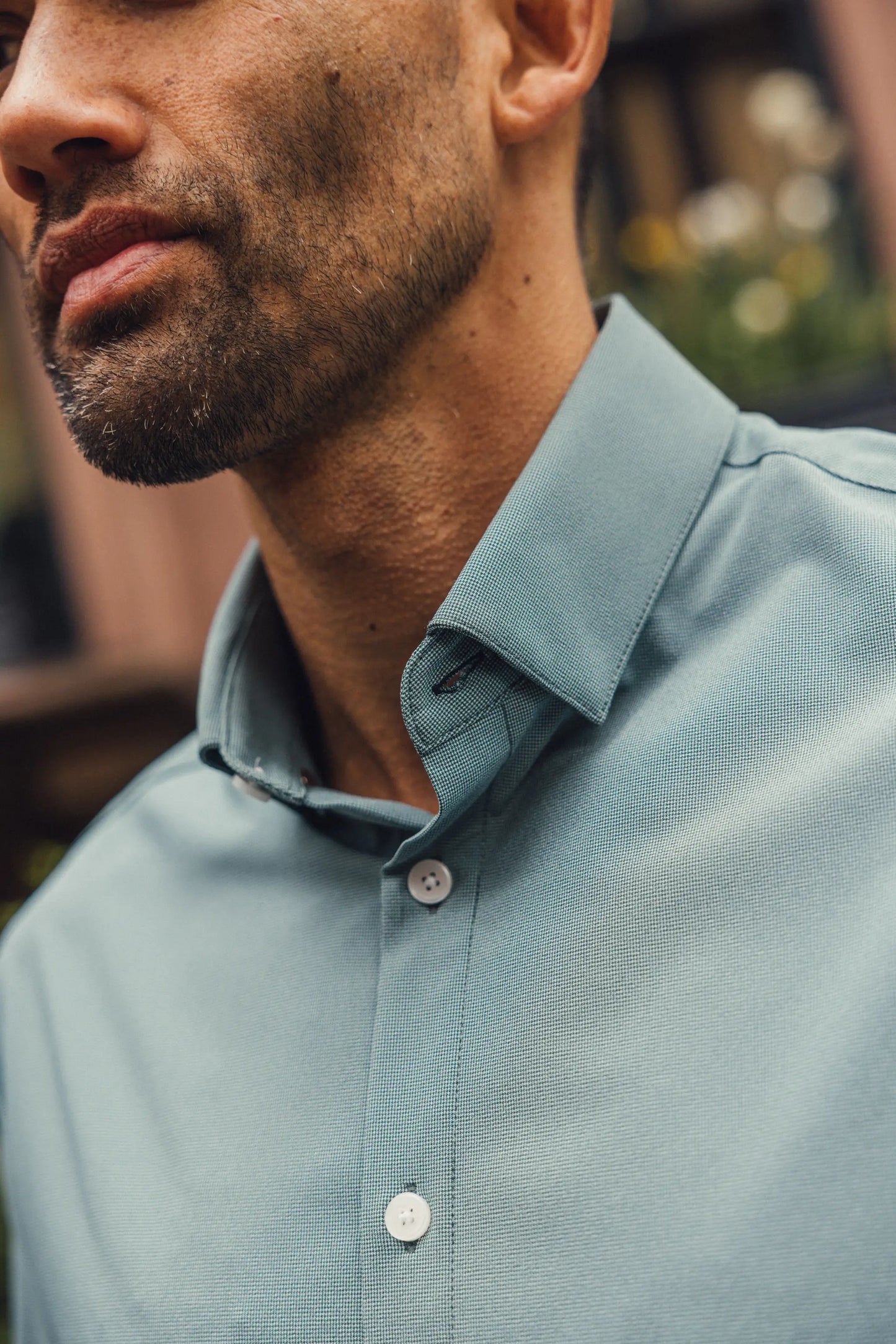 Mizzen + Main Men’s Classic Leeward Dress Shirt - Hunter Green Straton Check - BHI