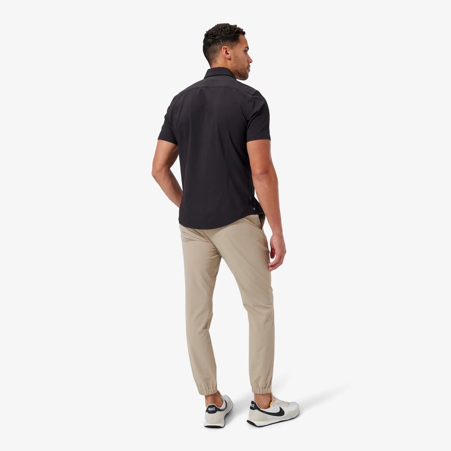 Mizzen + Main Leeward Dress Shirt-Solid Black - BHI