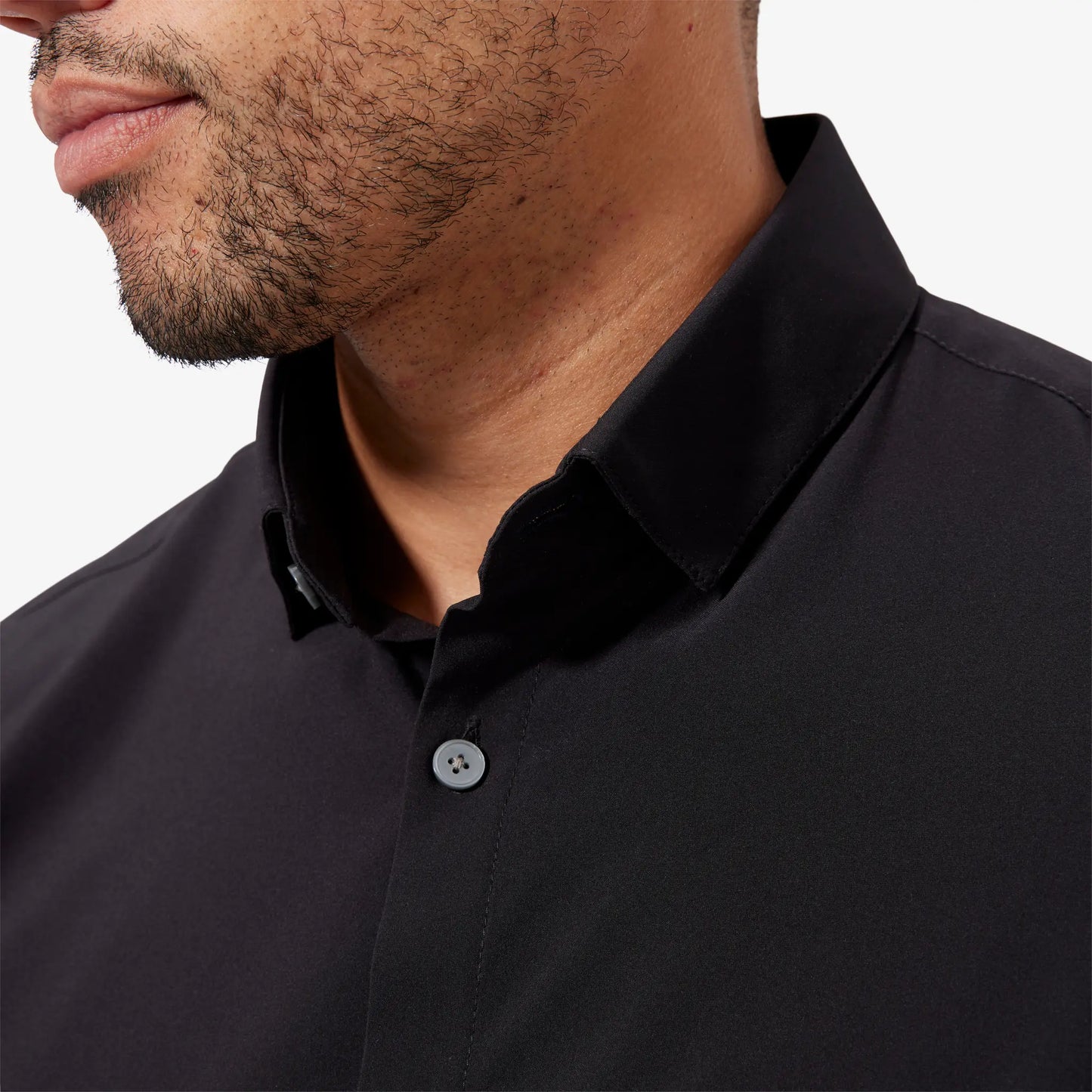 Mizzen + Main Leeward Dress Shirt-Solid Black - BHI