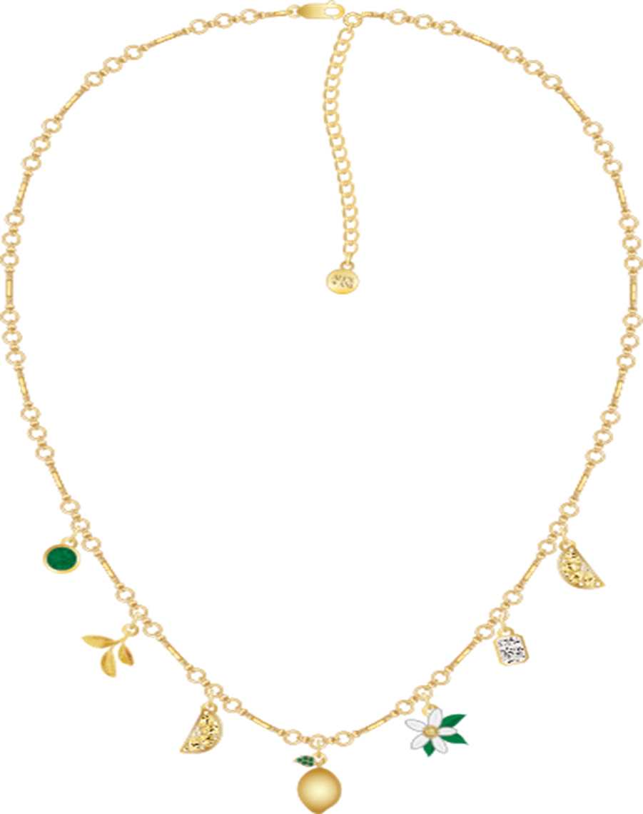 Alex & Ani - Lemon 2 Row Necklace - BHI